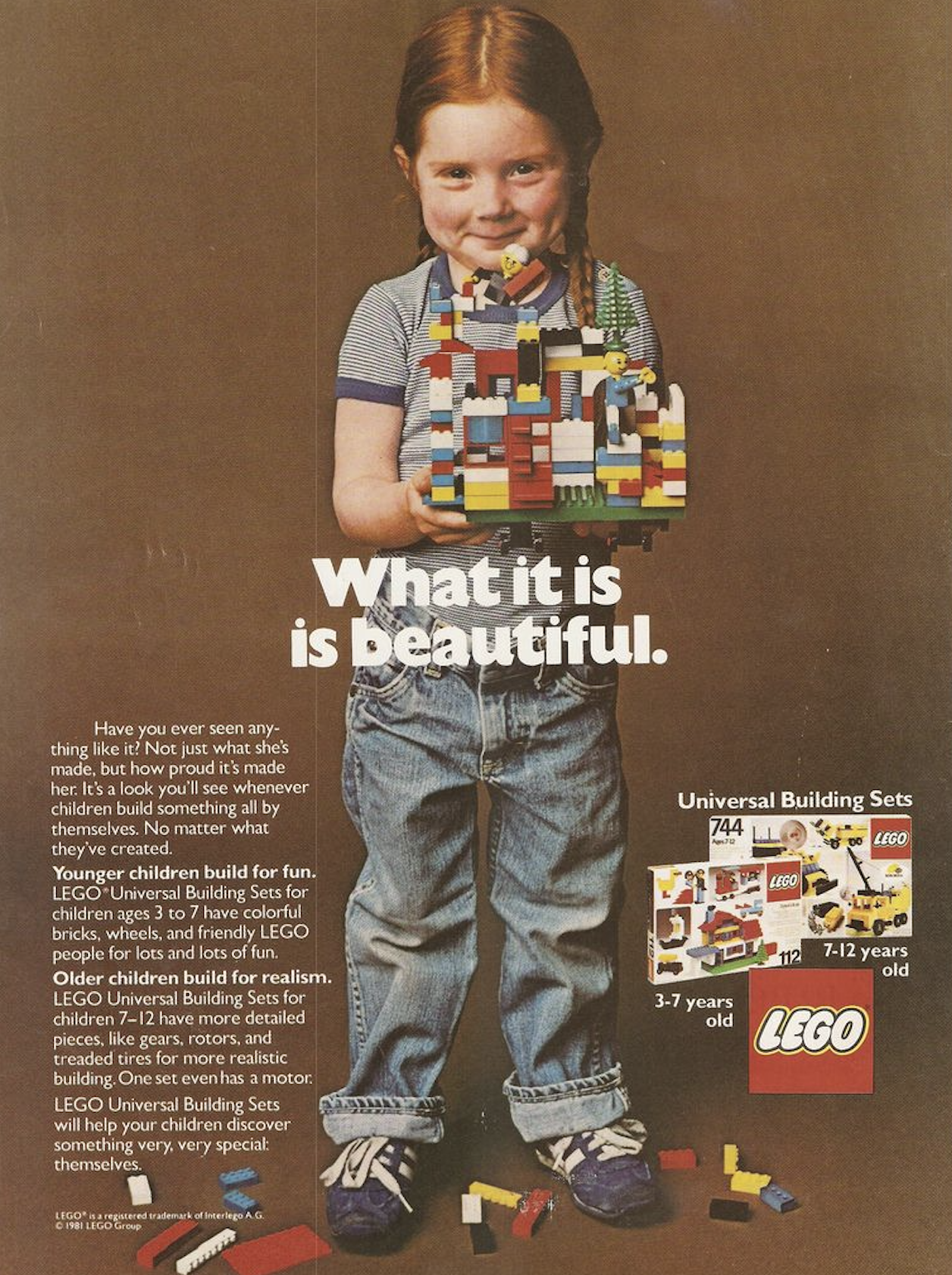 LEGO 'What it is is beautiful' ad