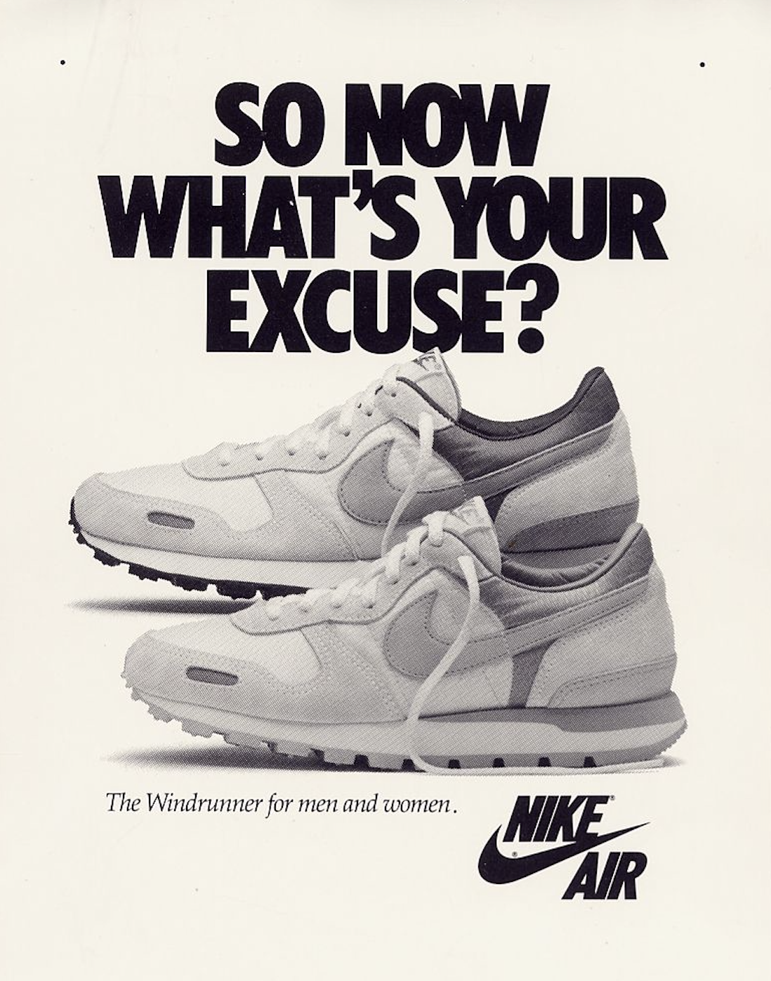 Nike Air Windrunner vintage ad