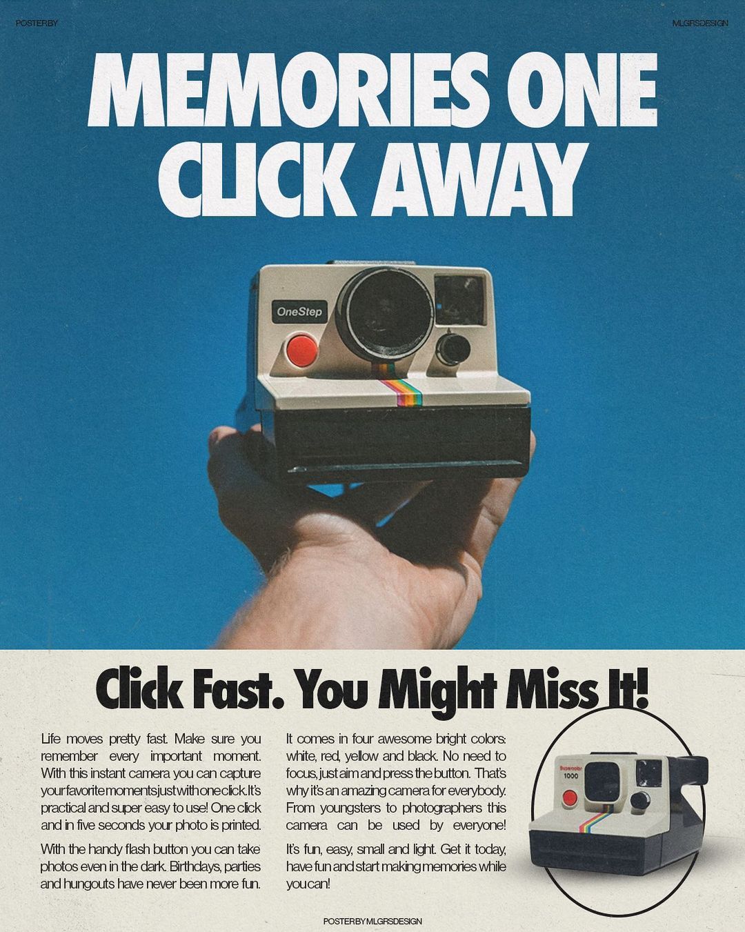 Polaroid 'Memories One Click Away' ad